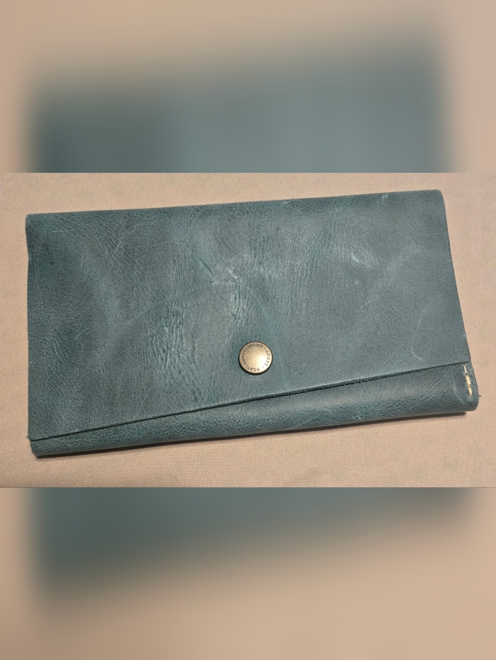 Portland Leather Goods Rancher Wallet In SURF